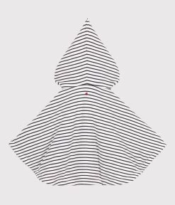 Petit Bateau BABIES' SAILOR STRIPED COTTON CAPE WITH HOOD -Baby Product Shop image 10