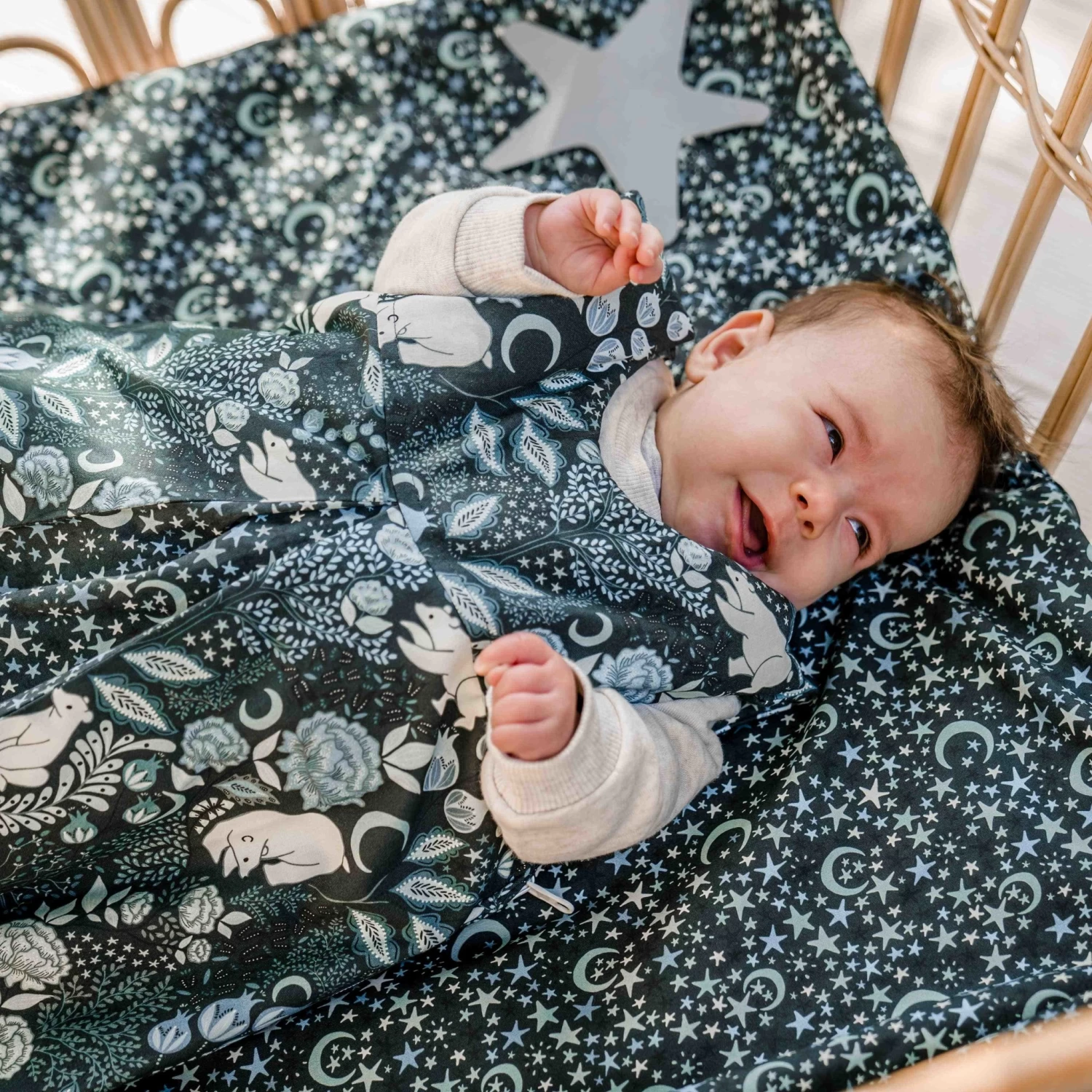 LA MILLOU BEDSHEET GOOD NIGHT M 70 X 140 Cm - BRAVEHEART LION NAVY ADD 3 LA MILLOU BEDSHEET GOOD NIGHT M 70 X 140 Cm - BRAVEHEART LION NAVY ADD - Image 3