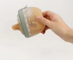 KIDSME Oval Feeding Bottle With Extra Nipple Green 10 KIDSME Oval Feeding Bottle With Extra Nipple Green -Baby Product Shop image 1254