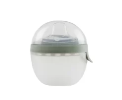 KIDSME Oval Feeding Bottle With Extra Nipple Green 11 KIDSME Oval Feeding Bottle With Extra Nipple Green -Baby Product Shop image 1255