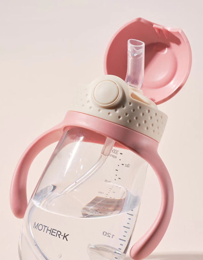 MOTHER-K Mother-K Hug Weighted Straw Cup 300Ml Navy 4 MOTHER-K Mother-K Hug Weighted Straw Cup 300Ml Navy - Image 4