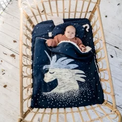 LA MILLOU MEDIUM BLANKET - UNIVERSE OF UNICORN - ECRU 11 LA MILLOU MEDIUM BLANKET - UNIVERSE OF UNICORN - ECRU -Baby Product Shop image 1268