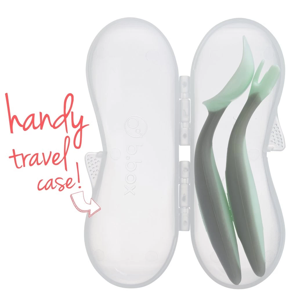 B.Box Cutlery Set Pistachio 2 B.Box Cutlery Set Pistachio - Image 2