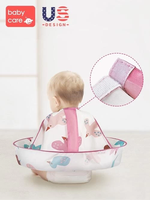 BC BABYCARE BABYCARE HAIRCUT CLOAK PINK 2 BC BABYCARE BABYCARE HAIRCUT CLOAK PINK - Image 2