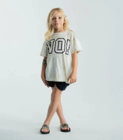 Nununu The World OVERSIZED NO! T-SHIRT WHITE -Baby Product Shop image 1421