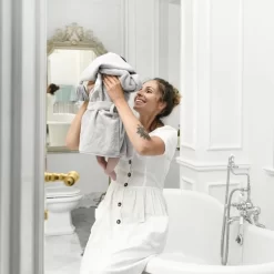 LA MILLOU BATHROBE BAMBOO SOFT - POWDER PINK - UNIVERSE OF UNICORN PINK -Baby Product Shop image 1524