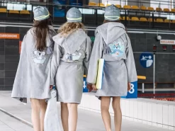 LA MILLOU BATHROBE BAMBOO SOFT - POWDER PINK - UNIVERSE OF UNICORN PINK -Baby Product Shop image 1530