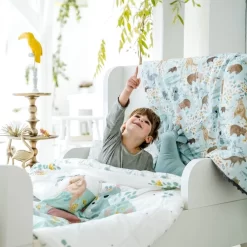 LA MILLOU BEDDING SET WITH FILLING TODDLER "L" - FRENCH ROSE JARDIN & FRENCH ROSES -Baby Product Shop image 1731