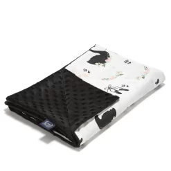 LA MILLOU MEDIUM LIGHT BLANKET- MOONLIGHT SWAN-BLACK