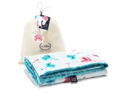 LA MILLOU MEDIUM LIGHT BLANKET- MOONLIGHT SWAN-BLACK -Baby Product Shop image 1744