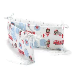 LA MILLOU BED BUMPER - BRAVEHEART LION BLUE & BRAVEHEART LION NAVY