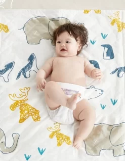 BC BABYCARE BC BABYCARE CRIB MATTRESS PROTECTOR GREEN -Baby Product Shop image 1752