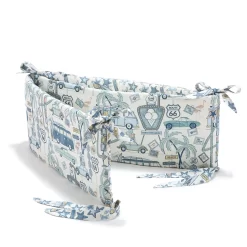 LA MILLOU BED BUMPER - ROUTE 66 COLOUR & COLOUR STARS