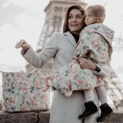 LA MILLOU TODDLER LIGHT BLANKET - BOHO ROYAL ARROWS - GREY -Baby Product Shop image 1765