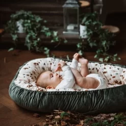 LA MILLOU VELVET COLLECTION - BEST NEST - HUG ME - SAND -Baby Product Shop image 1775