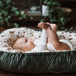 LA MILLOU VELVET COLLECTION - BEST NEST - HUG ME - SAND -Baby Product Shop image 1776