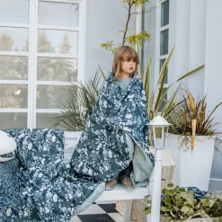 LA MILLOU TODDLER BLANKET - PONY IS MY LOVE - PAPAYA -Baby Product Shop image 1783