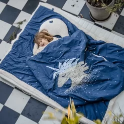 LA MILLOU TODDLER BLANKET - PONY IS MY LOVE - PAPAYA -Baby Product Shop image 1784