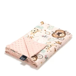 LA MILLOU TODDLER LIGHT BLANKET - PRINCESS - POWDER PINK