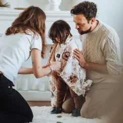 LA MILLOU TODDLER LIGHT BLANKET - PRINCESS - POWDER PINK -Baby Product Shop image 1799