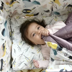 LA MILLOU BED BUMPER - MOONLIGHT SWAN & SWAN LAKE -Baby Product Shop image 2104