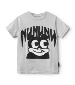 Nununu The World CURIOUS MUCH? T-SHIRT ICE GREY
