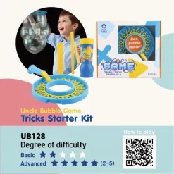UNCLE BUBBLE UNCLE BUBBLE GAME BUBBLE TRICKS STARTER KIT -Baby Product Shop image 2476