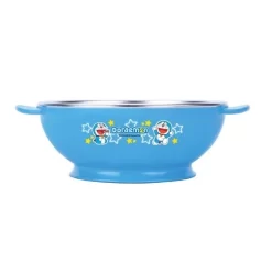 EDISON EDISON DORAEMON NON-SLIP STAINLESS SOUP BOWL