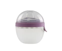 Oval Feeding Bottle With Extra Nipple Plum -Baby Product Shop image 2796