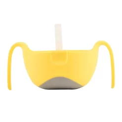 B.Box Xl Bowl+Straw Lemon Sherbet -Baby Product Shop image 2837