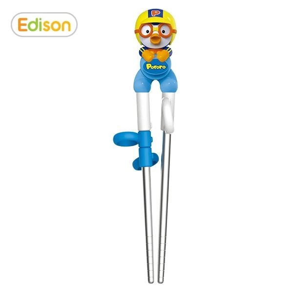 EDISON EDISON STAINLESS 3D CHOPSTICKS RIGHTHANDED PORORO 1 EDISON EDISON STAINLESS 3D CHOPSTICKS RIGHTHANDED PORORO