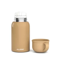 ALLJOINT WARM HAND VACUUM CUP 580Ml Brown Bear -Baby Product Shop image 3045