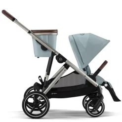 Cybex Gazelle S Stroller - Taupe Frame And Sky Blue Seat